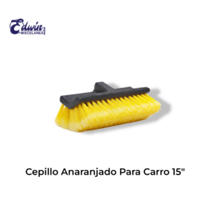CEPILLO ANARANJADO P/ CARRO 15"