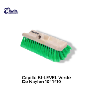 CEPILLO BI-LEVEL VERDE DE NYLON 10" 1410B