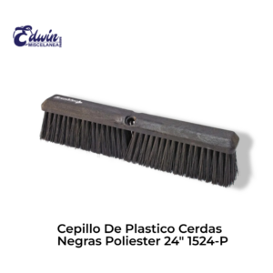 CEPILLO DE PLASTICO CERDA NEGRA POLIESTER 24" 1524-P