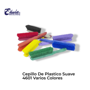CEPILLO DE PLASTICO SUAVE 4601 VARIOS COLORES