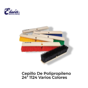 CEPILLO DE POLIPROPILENO 24" 1124 VARIOS COLORES