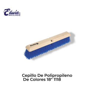 CEPILLO DE POLIPROPILENO DE COLORES 18¨PPP 1118