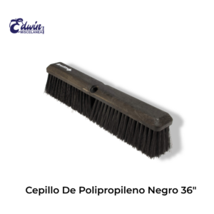 CEPILLO DE POLIPROPILENO NEGRO 36"
