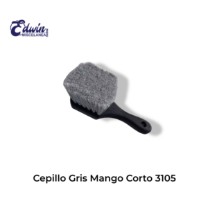 CEPILLO GRIS MANGO CORTO 3105