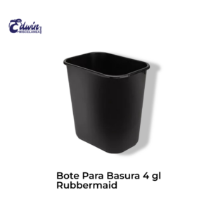 BOTE P/BASURA 4 GL RUBBERMAID