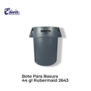 BOTE P/BASURA 44 GL REDONDO RUBBERMAID 2643